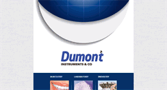 Desktop Screenshot of dumont-instruments.com